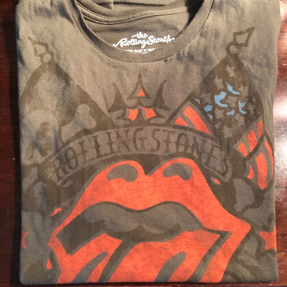 Rolling Stones Green & Red Woman’s Tee Size Med - Picture 7 of 8